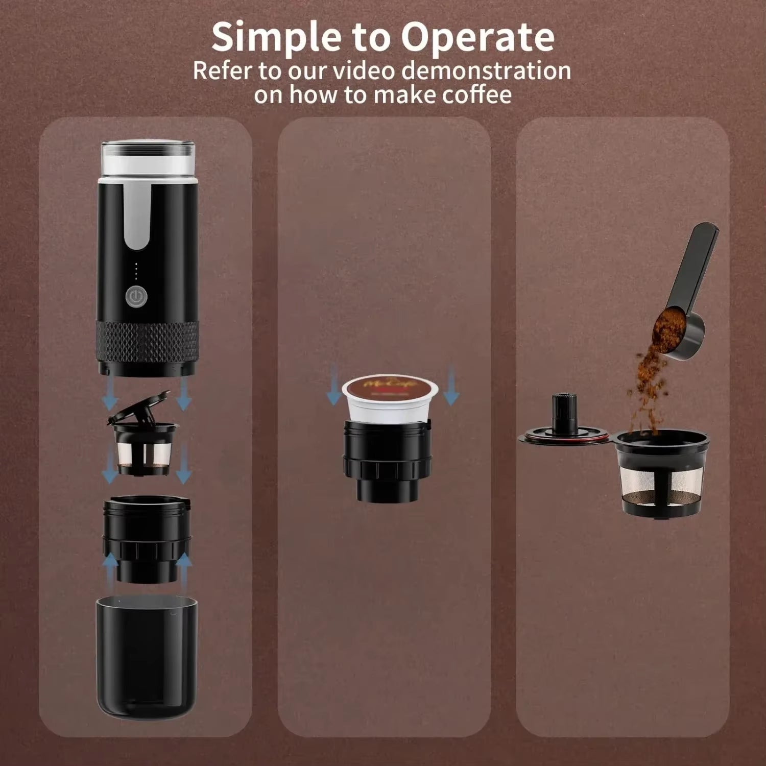 Portable Mini Coffee Maker